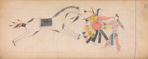 Maffet Ledger: Tekening, ca. 1874-81 door Unbekannt