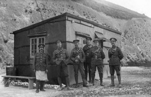 Hoofdwacht, Koninklijk marine depot, Fleet House en Archcliffe Fort, Dover, ca. 1916