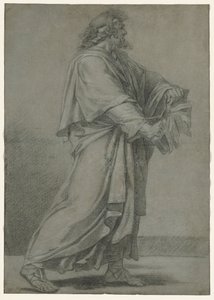 Man die een boek vernietigt, 1700s door Unbekannt