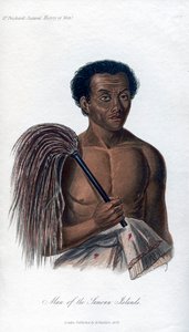Man van de Samoa-eilanden, 1848 door Unbekannt