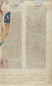 Manuscriptblad, 14e eeuw