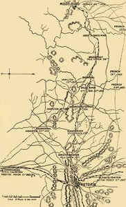 Kaart die de oostwaartse beweging van Eerstefabrieken naar Middelburg illustreert
