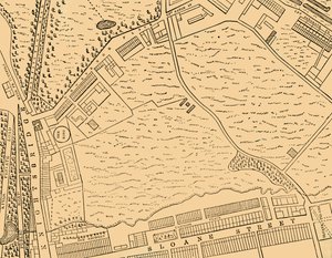 Kaart van Belgravia, 1814, ca. 1876 door Unbekannt