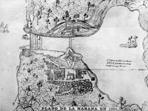 Kaart van Havana, 1608