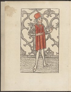 Marco Polo. Uit: Reise in das gelobte Land door Hans Tucher, 1484 door Unbekannt
