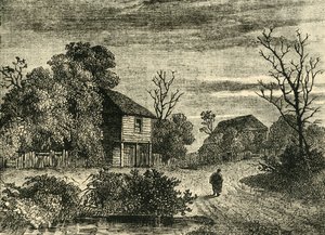 Margaret Finchs Cottage, Norwood in 1808, ca. 1878 door Unbekannt