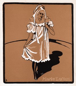 Marie Loftus 1857-1940, Schotse music hall-ster, eind 19e eeuw
