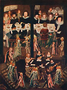 Huwelijksfeest van Sir Henry Unton, ca. 1596, 1903 door Unbekannt