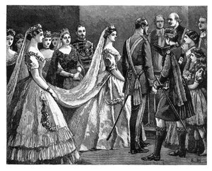 Huwelijk van Prinses Helena en Prins Christian, 5 juli 1866