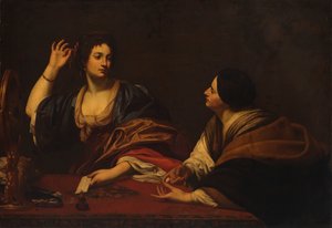 Martha berispt haar ijdele zus Maria Magdalena, 17e eeuw