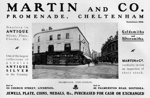 Martin en Co., Promenade, Cheltenham, 1909 door Unbekannt