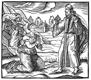 Maria Magdalena ziet de verschijning van de verrezen Jezus Christus, c1500 door Unbekannt