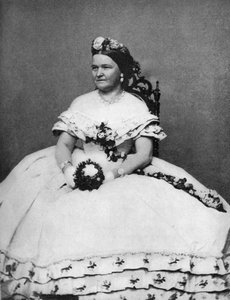 Mary Todd Lincoln, vrouw van President Abraham Lincoln, c1860s, 1908 door Unbekannt