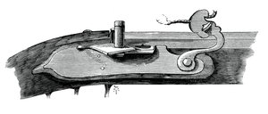 Vuursteen, late 17e eeuw, uit de Tower of London, ca. 1880