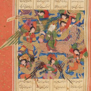 Matla ul-Anwar Opkomst van Lichten door Amir Khusrau Dihlavi, c. 1500 door Unbekannt