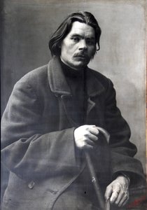 Maxim Gorky, Russische auteur, ca. 1901-1902 door Unbekannt