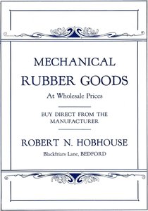 Mechanische rubberproducten - Robert N. Hobhouse advertentie, 1916 door Unbekannt