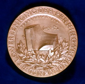 Medaille ter herdenking van de Nederlandse natuurkundige Johannes Diderik van der Waals