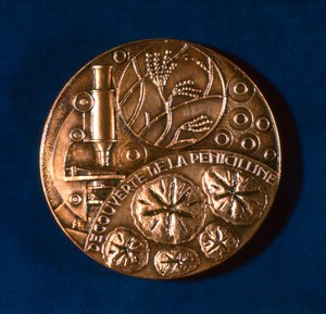 Medaille ter herdenking van de ontdekking van penicilline