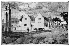 Meerlust wijnboerderij, Zuid-Afrika, 1931