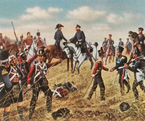 Ontmoeting van Wellington en Blücher bij Waterloo, 18 juni 1815 door Unbekannt