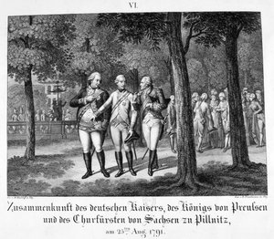 Ontmoeting met de Duitse keizer, 25 augustus, 1791, 19e eeuw