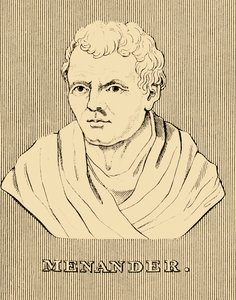 Menander, ca. 342-290 v.Chr., 1830 door Unbekannt