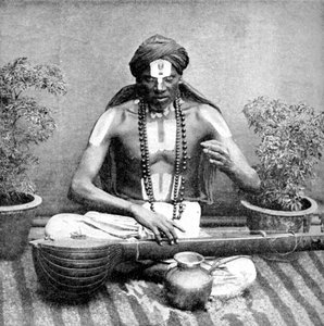 Bedelarij aangenomen in de naam van Vishnu, India, 1922