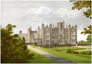 Merevale Hall, Warwickshire, huis van de familie Dugdale, ca. 1880
