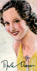 Merle Oberon, 1911-1979, filmactrice, 20e eeuw door Unbekannt