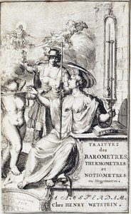 Meteorologische allegorie door Unbekannt