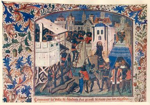 Methoden van oorlogsvoering tijdens de Honderdjarige Oorlog, c1400, c1930 door Unbekannt