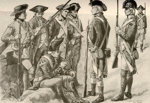 Militaire Uniformen in Amerika, ca. 1770, 1937