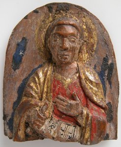 Miniatuur Reliëf van Hebreeuwse Profeet Daniël met Rol, Duits, 1200-1225 door Unbekannt