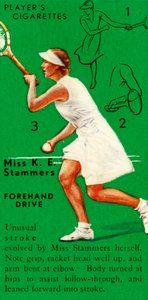Miss K. E. Stammers - Forehand Drive, ca. 1935