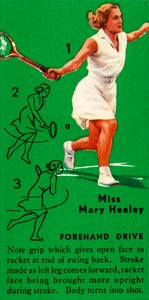 Miss Mary Heeley - Forehand Drive, ca. 1935