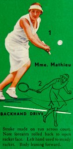 Mme. Mathieu - Backhand Drive