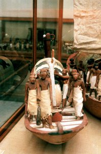 Modelboot, Oud-Egyptisch, 14e eeuw v.Chr. door Unbekannt