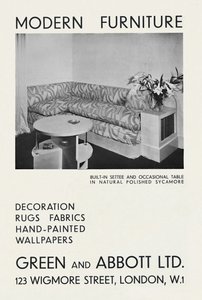 Moderne meubels - Green and Abbott Ltd., 1933