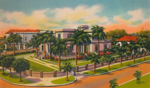 Moderne woning in El Prado, Barranquilla, ca. 1940s