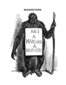 Monkeyana: Ben ik een mens en een broeder, 1861 door Unbekannt