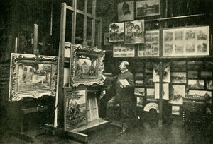 Monsieur Detaille in zijn Studio, 1900
