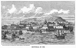 Montreal in 1729, 1877 door Unbekannt