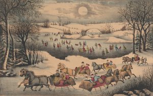 Maanlicht in Central Park, ca. 1871-75