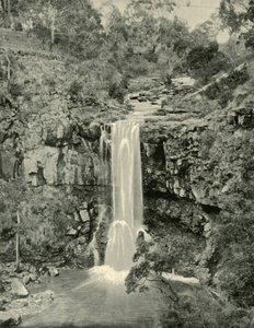 Moorabool-watervallen, Victoria, 1901