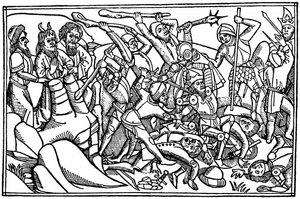 Mozes bidt voor de overwinning van Israël, 1480, 1964