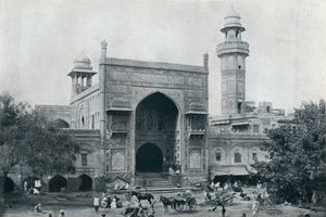 Moskee van Wazir Khan, Lahore, ca. 1942