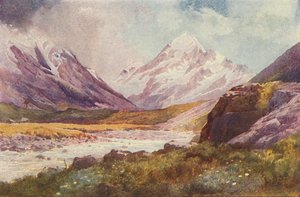 Mount Cook, Nieuw-Zeeland, 1924
