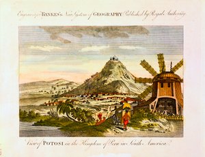 Mount Potosi, Bolivia, ca. 1788 door Unbekannt