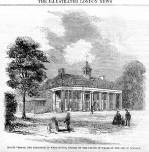 Mount Vernon, de residentie van Washington, 19e eeuw door Unbekannt